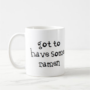 Taza De Café tengo un poco de ramen