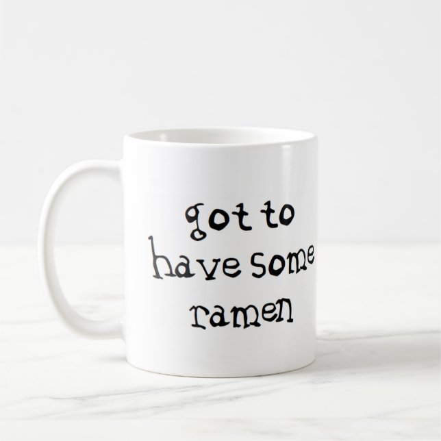 Taza De Café tengo un poco de ramen (Izquierda)