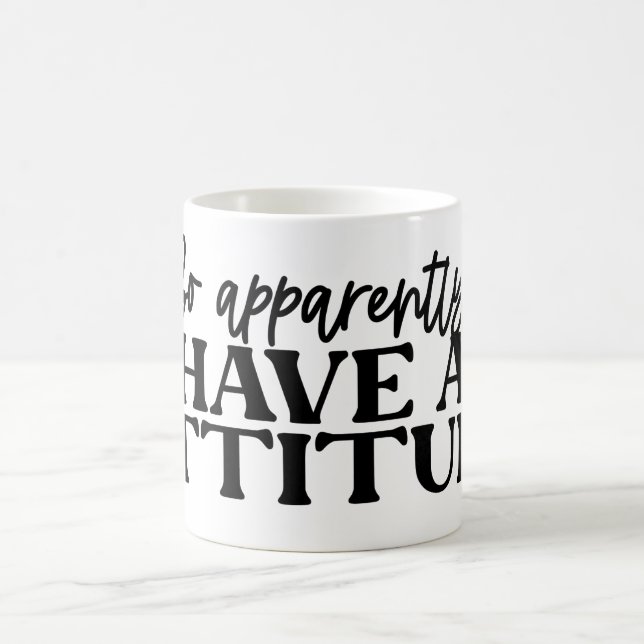 Taza De Café Tengo una actitud (Centro)