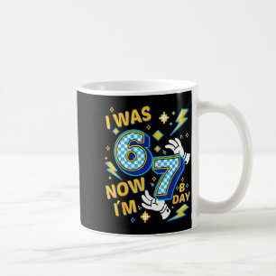 Taza De Café Tenía 6 ahora tengo 7 cumpleaños de gamer a cuadro