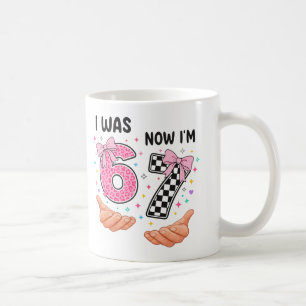Taza De Café Tenía 6 ahora tengo 7 números de cumpleaños lindos