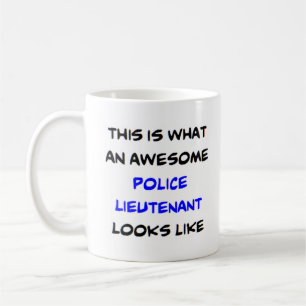 Taza De Café teniente de policía asombroso