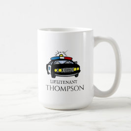 Taza De Café Teniente de policía personalizado Coffee Mug