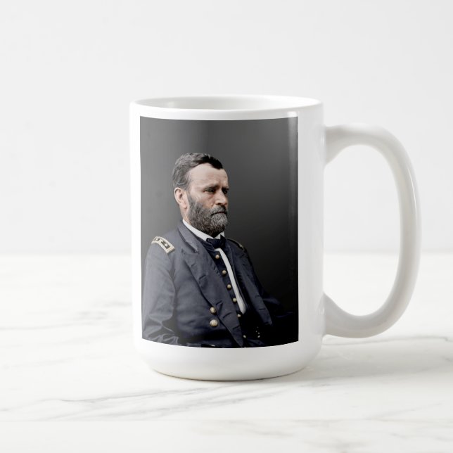 Taza De Café Teniente General Ulysses S. Subvención (Derecha)