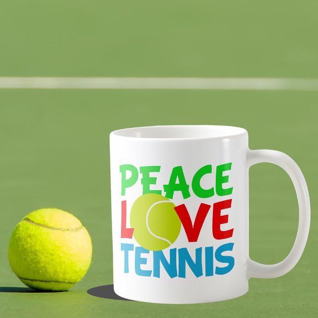 Taza De Café Tenis de amor por la paz (Subido por el creador)