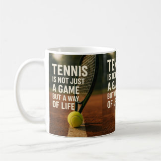 Taza De Café tenis, no solo un juego