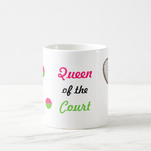 Taza De Café Tenis - Reina de la cancha