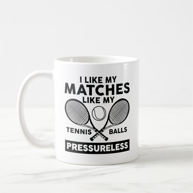 Taza De Café Tennis Balls Presse (Izquierda)