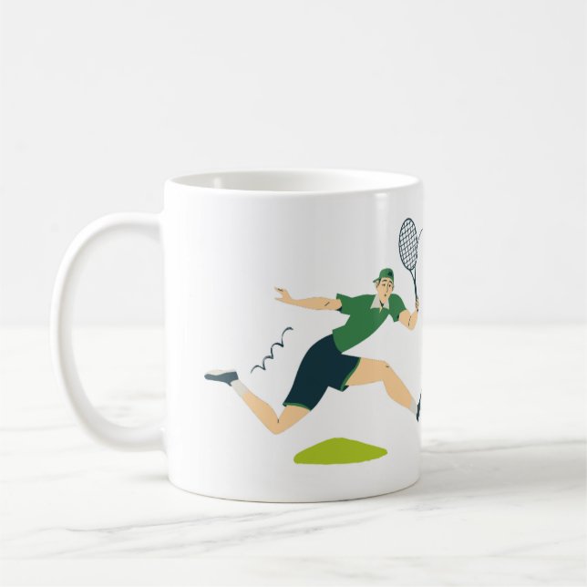 Taza De Café Tennis  Dad champion mug (Izquierda)