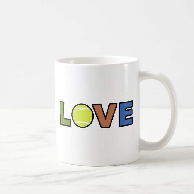 Taza De Café Tennis Love Mug (Derecha)