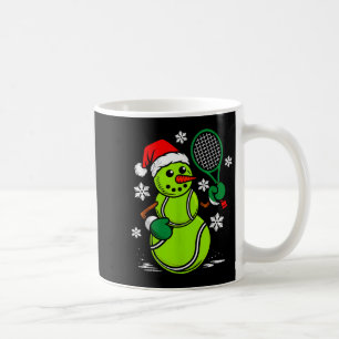 Taza De Café Tennis Sombrero Santa Muñeco de nieve Navidad Dive