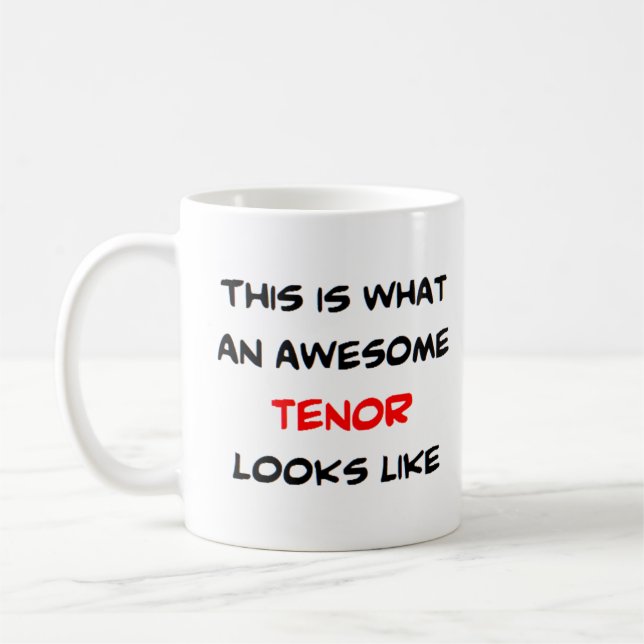 Taza De Café tenor, awesome (Izquierda)