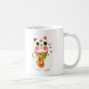 Taza De Café Tentar el gato Maneki Neko