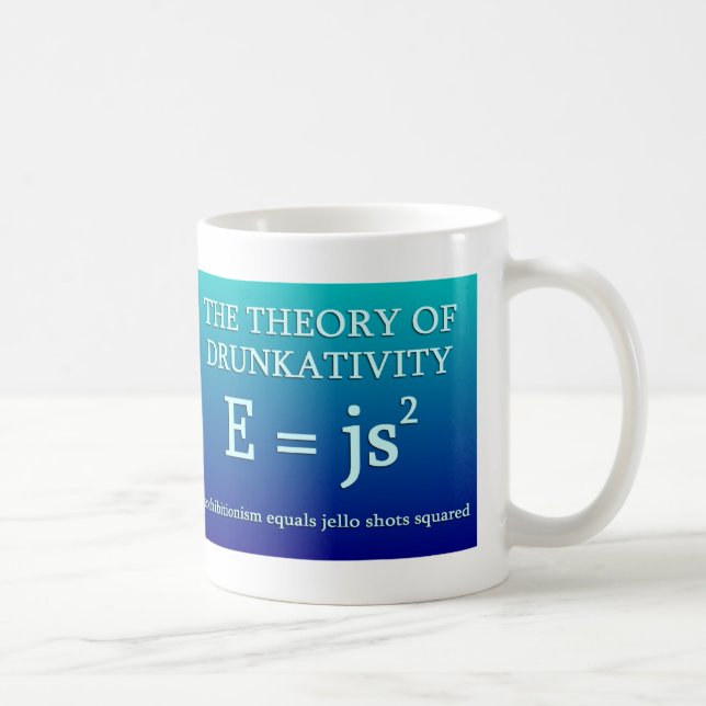 Taza De Café Teoría de Drunkativity (Derecha)