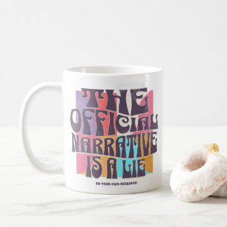 Taza De Café Teoría de la Conspiración Retro