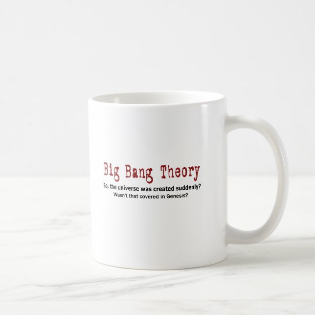Taza De Café Teoría del Big Bang (Derecha)
