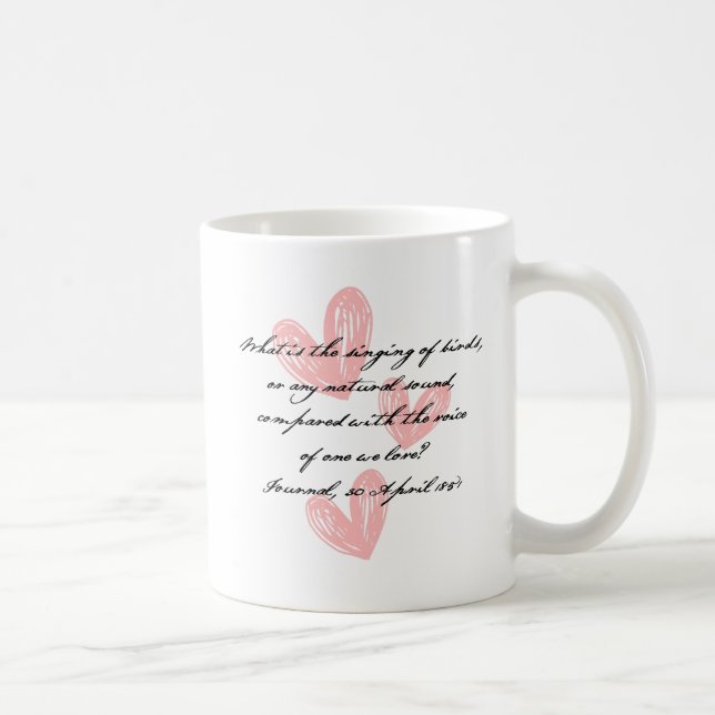 Taza De Café "Teóricamente enamorado de ti" Café Mug (Derecha)