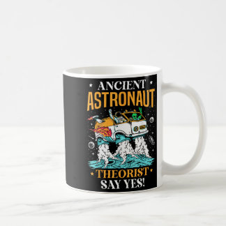 Taza De Café Teórico de los antiguos astronautas dice sí espaci