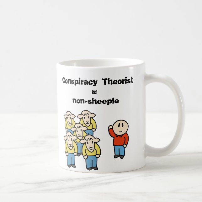Taza De Café Teórico = non-sheeple de la conspiración (Derecha)