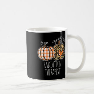 Taza De Café Terapeuta de Radiación Agradecida Cute Día de Acci