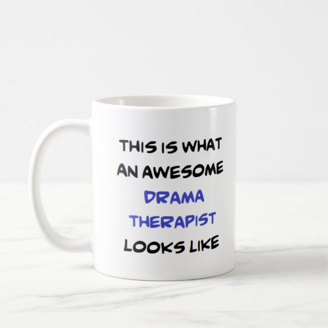 Taza De Café terapeuta dramática, impresionante (Izquierda)