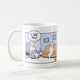 Taza De Café Terapeuta Fantasma le dice a Paciente Fantasma es 