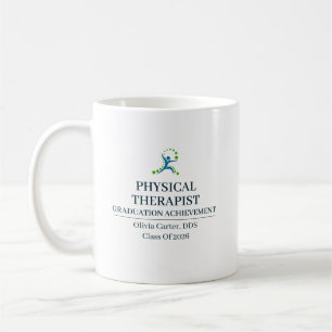 Taza De Café Terapeuta Físico Nombre Personalizado Desde Año