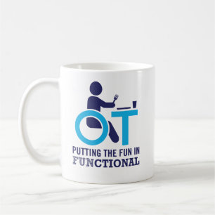 Taza De Café Terapeuta profesional divertido OT