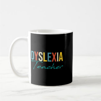 Taza De Café terapeuta profesor dislexia - conciencia dislexia