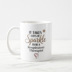 Taza De Café Terapeuta Respiratorio Brillo Personalizado