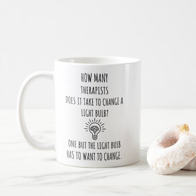 Taza De Café Terapia (Con donut)