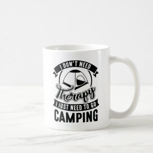 Taza De Café Terapia Camping