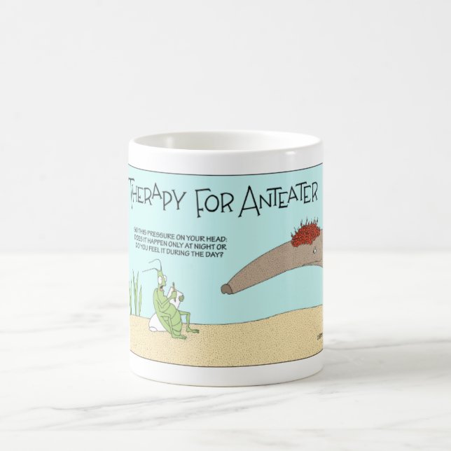 Taza De Café Terapia de Anteater (Centro)
