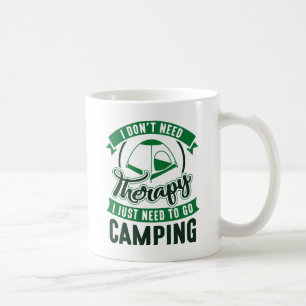 Taza De Café Terapia de Camping