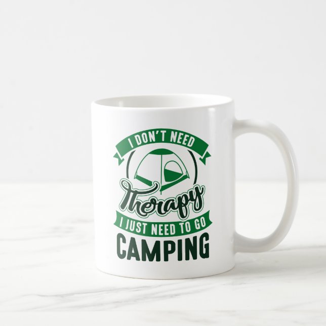 Taza De Café Terapia de Camping (Derecha)