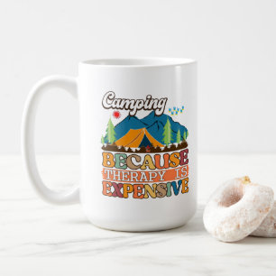 Taza De Café Terapia de camping