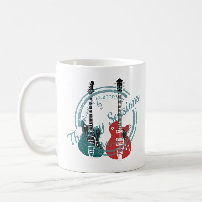 Taza De Café Terapia de guitarra (Izquierda)