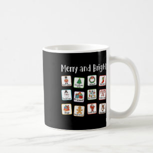 Taza De Café Terapia De La Lengua Brillante Aac Slp Christma