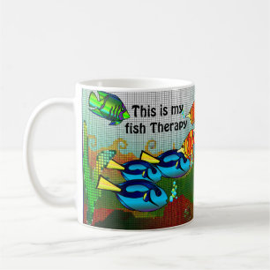 Taza De Café Terapia de los pescados