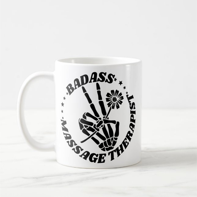 Taza De Café Terapia de Masaje de Badass (Izquierda)