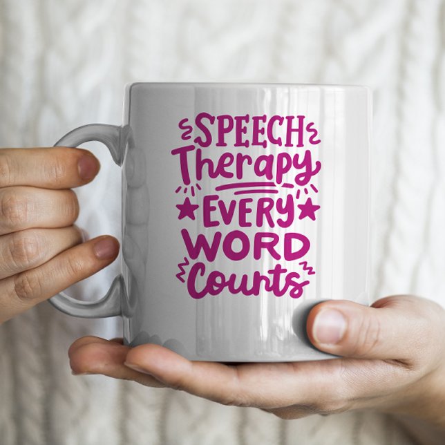 Taza De Café Terapia de voz de color personalizada (Subido por el creador)