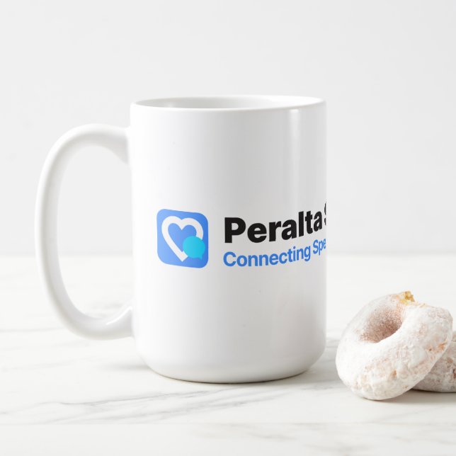 Taza De Café Terapia del habla de Peralta (Con donut)