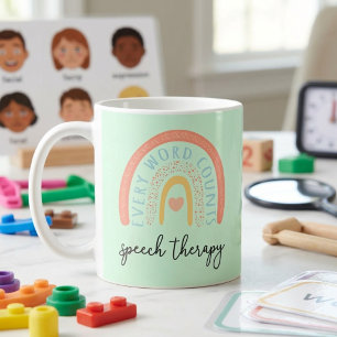 Taza De Café Terapia del Lenguaje II - Cada Palabra Cuenta