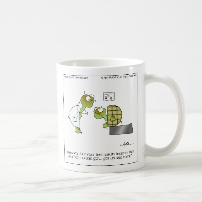 Taza De Café TERAPIA en abril McCallum de la TORTUGA (Derecha)