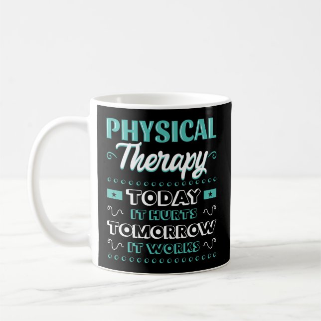 Taza De Café Terapia Física Fisioterapia Terapia Rehab (Izquierda)