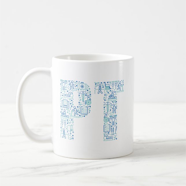 Taza De Café Terapia física pinta (Izquierda)