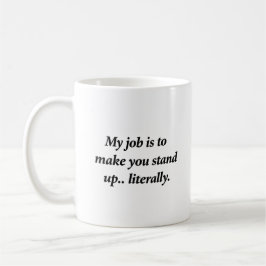 Taza De Café Terapia Física Tipografía Simple Minimalista