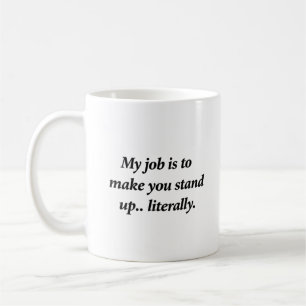 Taza De Café Terapia Física Tipografía Simple Minimalista