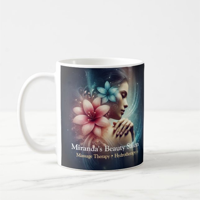 Taza De Café Terapia Masajista Manos Curadoras Energía Spa Well (Izquierda)
