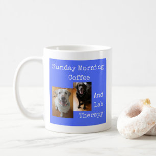 Taza De Café Terapia matutina dominical - Mug-A-Tude
